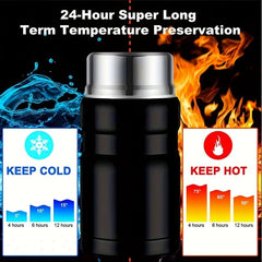 Insulated Food Jar 750ml Stainless Steel Thermal Lunch Container