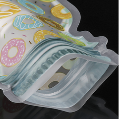 5pcs Donut Pattern Food Sealing Bags for Parties