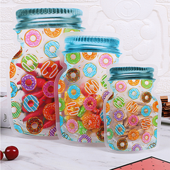 5pcs Donut Pattern Food Sealing Bags for Parties