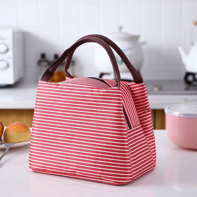 Insulated Reusable Lunch Bag Leak Proof Thermal Soft Office Picnic Travel Zip