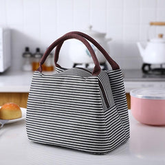 Insulated Reusable Lunch Bag Leak Proof Thermal Soft Office Picnic Travel Zip