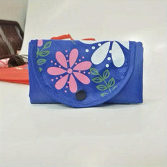 Reusable Grocery Bag Foldable Eco-Friendly Floral Print Shopper Bag