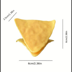 4pcs Chips Shaped Sealing Clip Bag Clips Food Snack Sealer Clamp