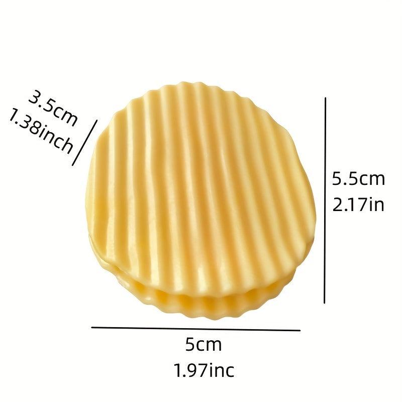 4pcs Chips Shaped Sealing Clip Bag Clips Food Snack Sealer Clamp