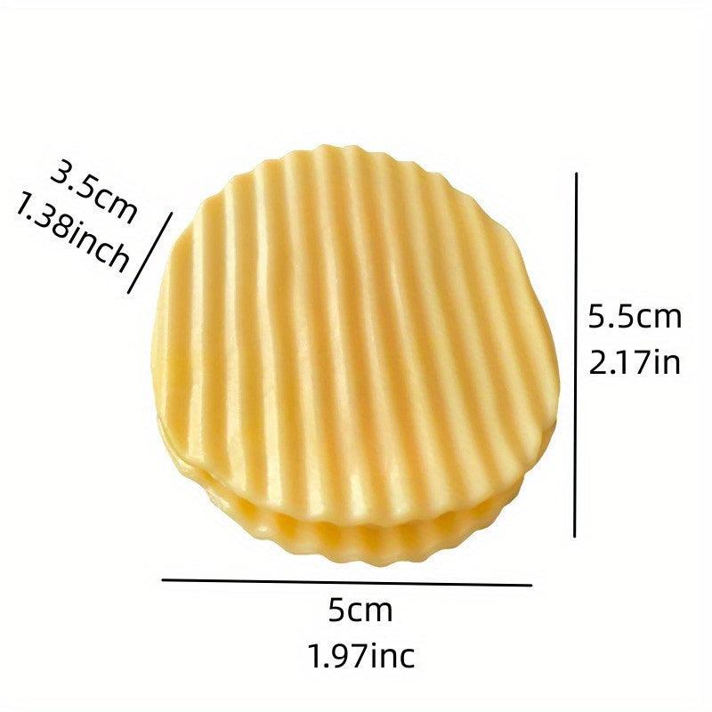 4pcs Chips Shaped Sealing Clip Bag Clips Food Snack Sealer Clamp