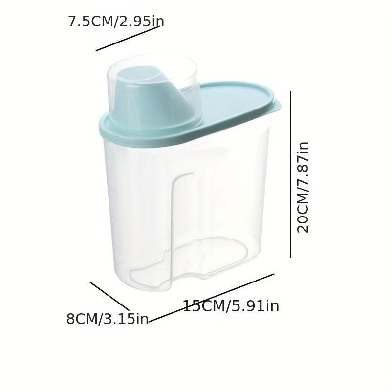 1Pc Airtight Food Storage Containers With Lids Measuring Cup