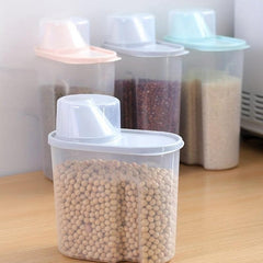 1Pc Airtight Food Storage Containers With Lids Measuring Cup