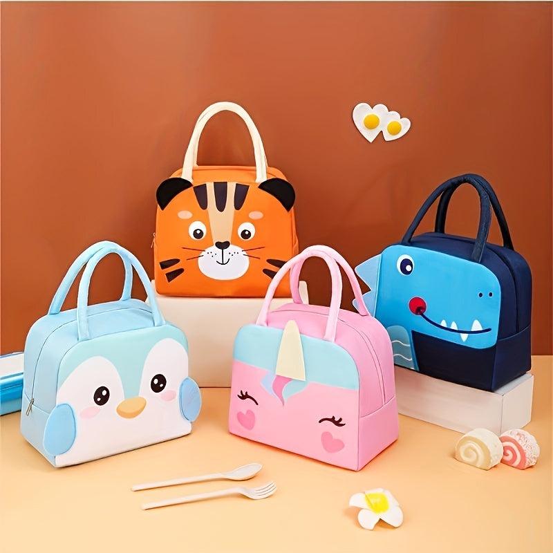 3D Cartoon Lunch Bag Insulation Handbag Storage Bag