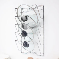 Multifunctional Pot & Lid Rack Wall Storage Hanging Holder