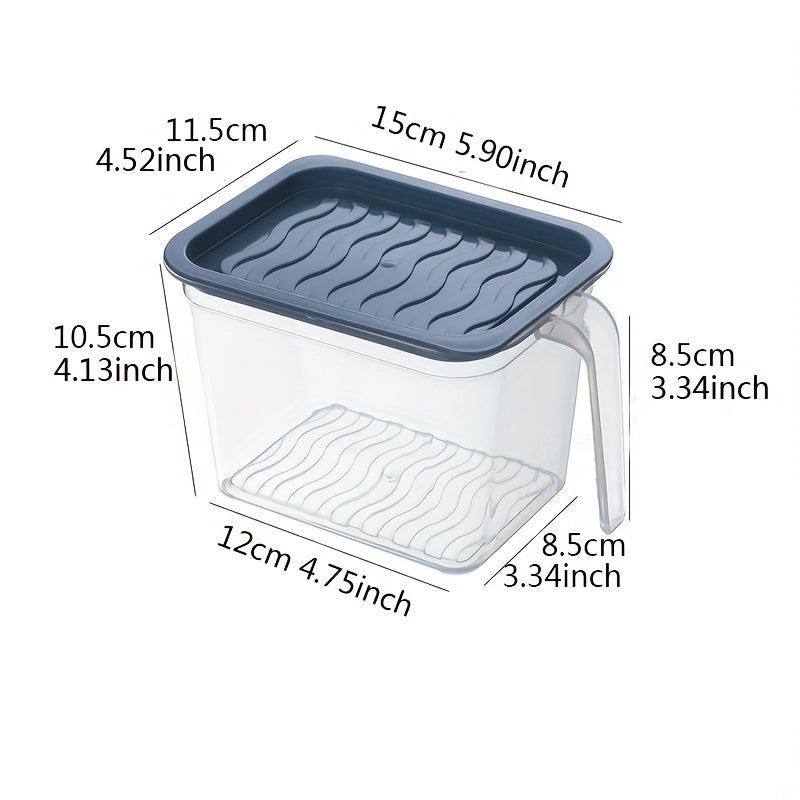 Clear Sealed Jar With Handle Plastic Airtight Fresh-keeping Box