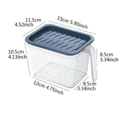 Clear Sealed Jar With Handle Plastic Airtight Fresh-keeping Box