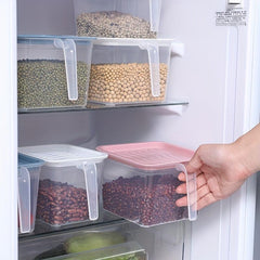 Clear Sealed Jar With Handle Plastic Airtight Fresh-keeping Box