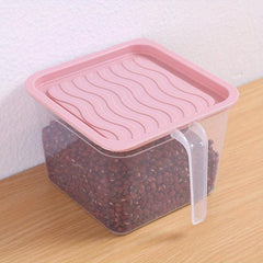 Clear Sealed Jar With Handle Plastic Airtight Fresh-keeping Box