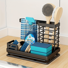 3 In 1 Kitchen Sponge Holder with Drain Tray