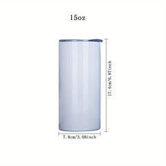 15oz Stainless Steel Insulated Cup With Lid Sublimation Tumbler
