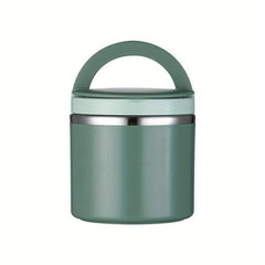 Vacuum Insulated Oatmeal Container with Lid - Portable for Teens