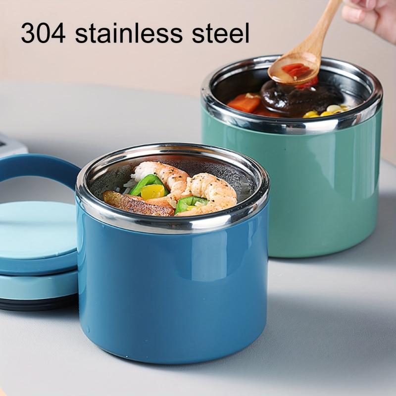 Vacuum Insulated Oatmeal Container with Lid - Portable for Teens