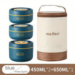 Insulated Food Jar Vacuum Stainless Steel Leakproof Soup Container