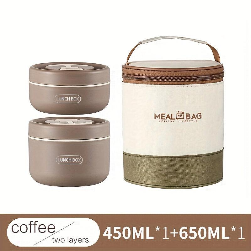 Insulated Food Jar Vacuum Stainless Steel Leakproof Soup Container