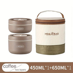 Insulated Food Jar Vacuum Stainless Steel Leakproof Soup Container