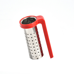 Stainless Steel Tea Infuser Handle Hanging Strainer Herbal Spice Filter