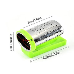 Stainless Steel Tea Infuser Handle Hanging Strainer Herbal Spice Filter