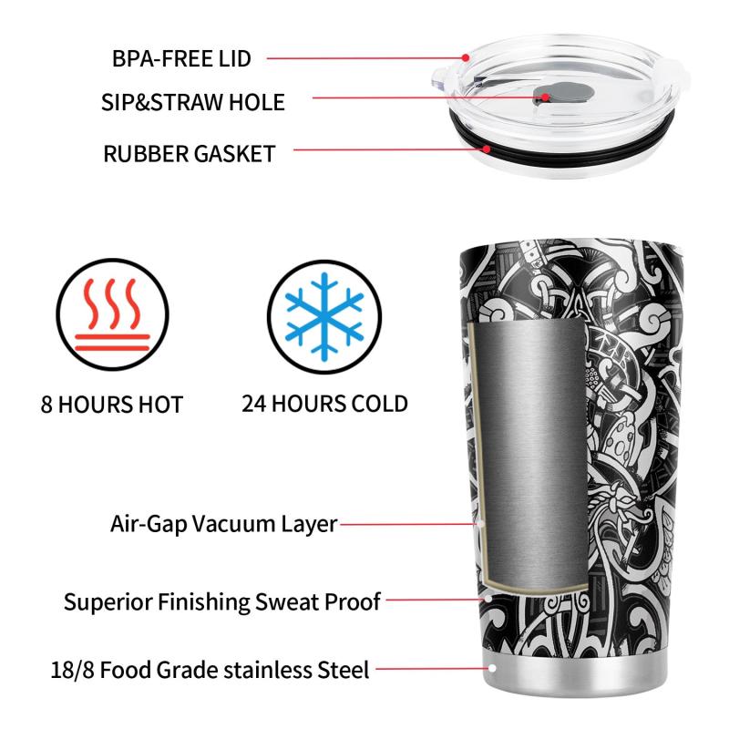 Viking American Tumbler 20oz Double Wall Vacuum Insulated Travel Mug
