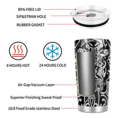 Viking American Tumbler 20oz Double Wall Vacuum Insulated Travel Mug