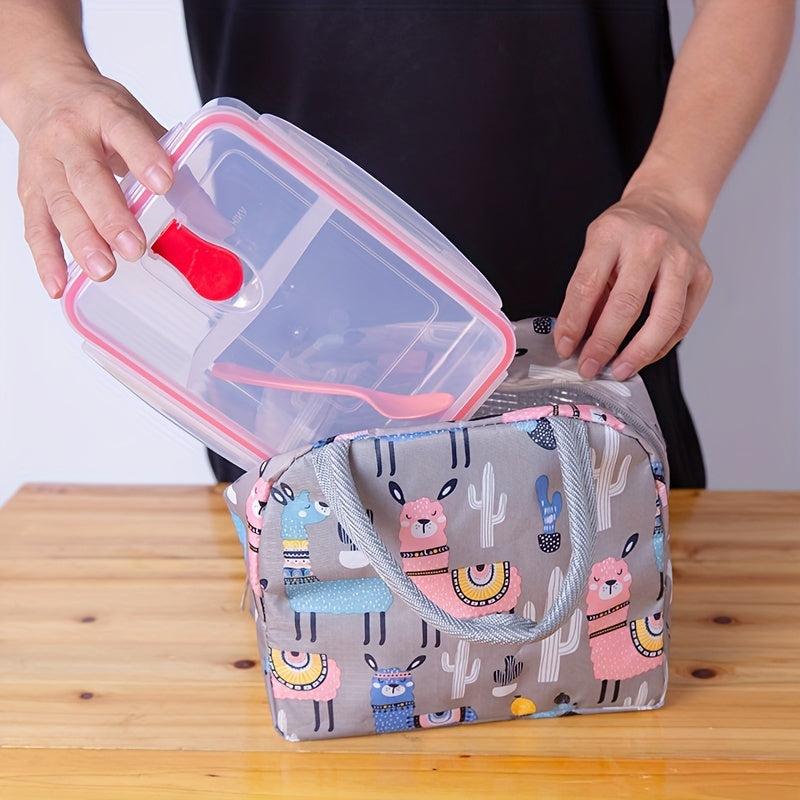 Large Capacity Waterproof Lunch Box Bag for Teens and Workers