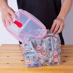 Large Capacity Waterproof Lunch Box Bag for Teens and Workers