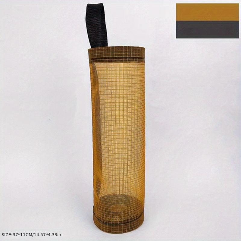 Mesh Hanging Garbage Bag Storage Bag Plastic Bag Holder Wall mounted