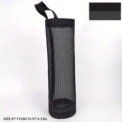 Mesh Hanging Garbage Bag Storage Bag Plastic Bag Holder Wall mounted