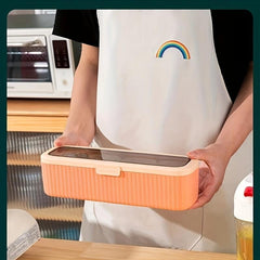 4-Grid Spice Rack Seasoning Box Seasoning Separation Storage Box