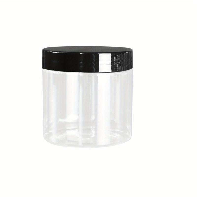 1pc Big Round PET Plastic Jars with Lids
