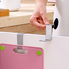 Stainless Steel Punch-free Hook Kitchen Storage Rack Holder Organizer