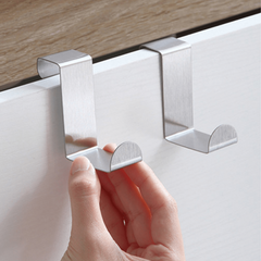 Stainless Steel Punch-free Hook Kitchen Storage Rack Holder Organizer