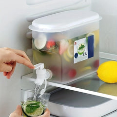 3.5L Cold Kettle With Faucet Refrigerator Drink Dispenser