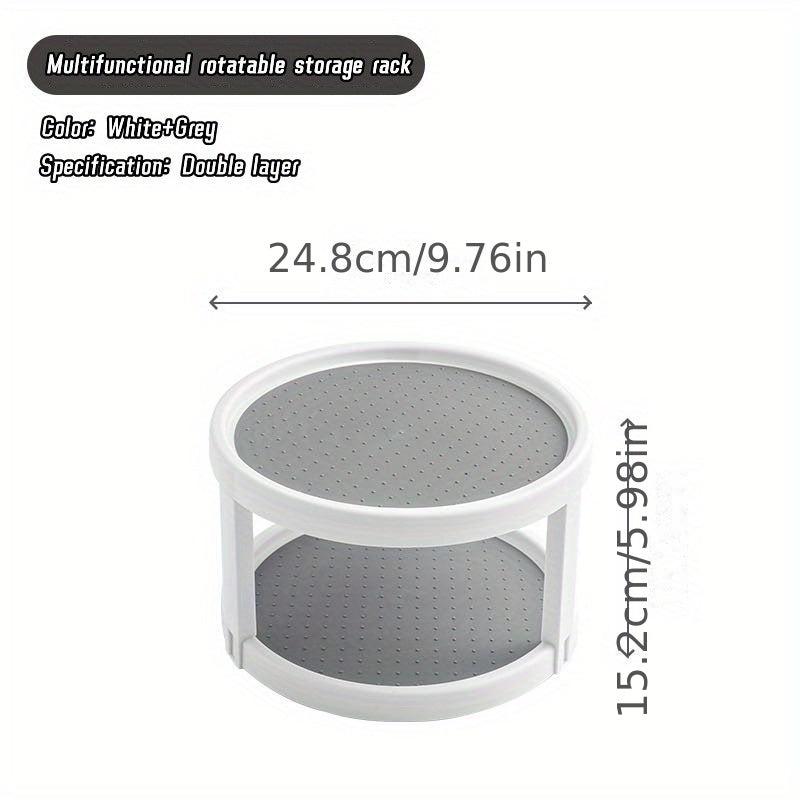 Non Skid Lazy Susan Organizer for Kitchen Bathroom