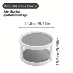 Non Skid Lazy Susan Organizer for Kitchen Bathroom