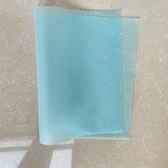 Fridge Liners Mats 8pcs Washable Oilproof Pads for Glass Shelves