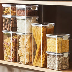Kitchen Storage Jar Sealed Fresh keeping Box For Cereal Rice Tea Nuts Coffee Bea
