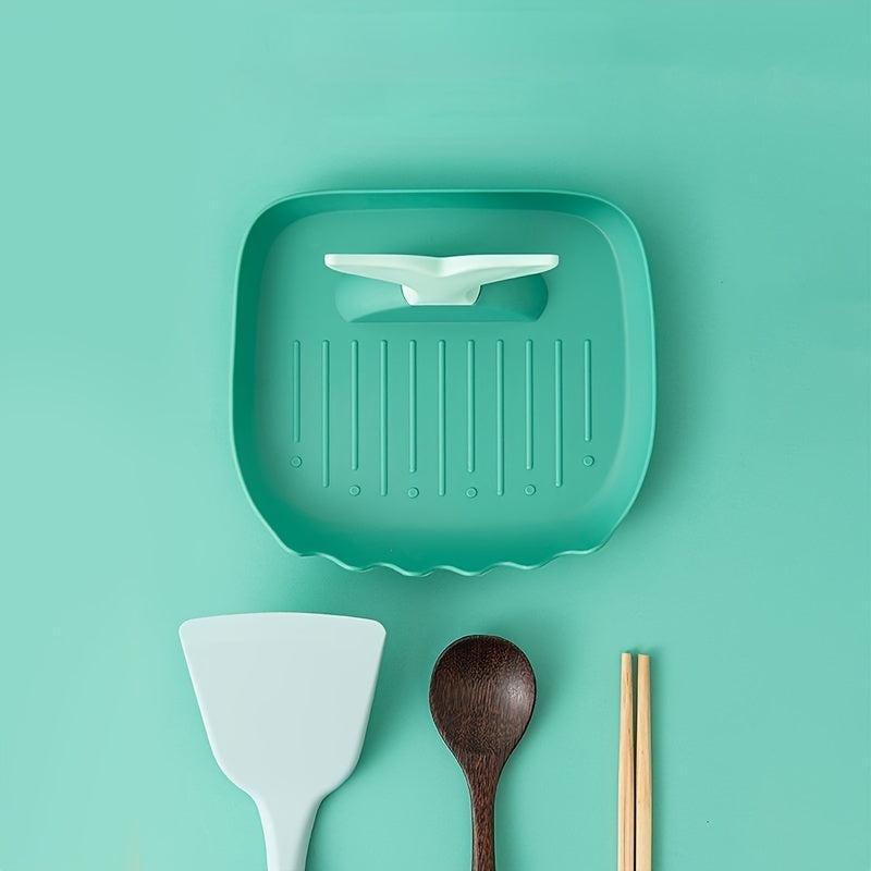 Multifunctional Pot Lid Holder Countertop Shelf Spoon Holder