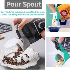 Food Sealer Clip for Fresh Snacks Storage and Kitchen Use
