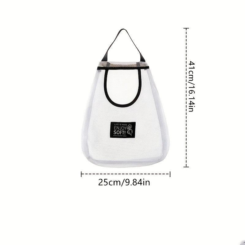 Reusable Hanging Mesh Storage Bags for Fruits and Vegetables