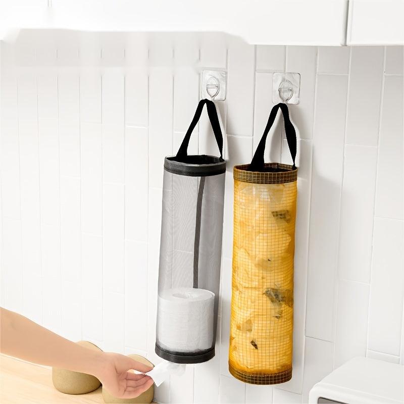 Wall Mounted Garbage Bags Kitchen Plastic Bags Organizer