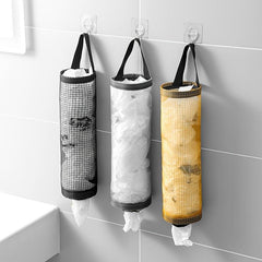 Wall Mounted Garbage Bags Kitchen Plastic Bags Organizer