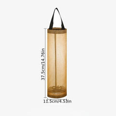 Wall Mounted Garbage Bags Kitchen Plastic Bags Organizer