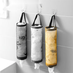 Wall Mounted Garbage Bags Kitchen Plastic Bags Organizer