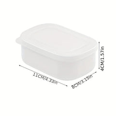 4pcs Heated Small Lunch Box Rice Sub Box Freezer Fresh Box Meal Fruit Bento