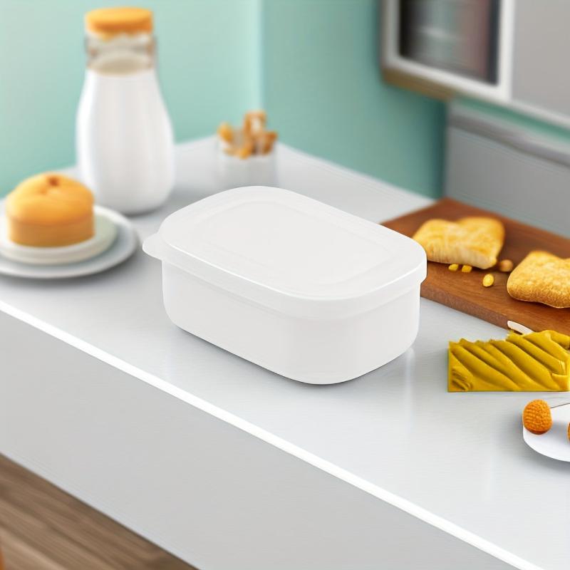 4pcs Heated Small Lunch Box Rice Sub Box Freezer Fresh Box Meal Fruit Bento
